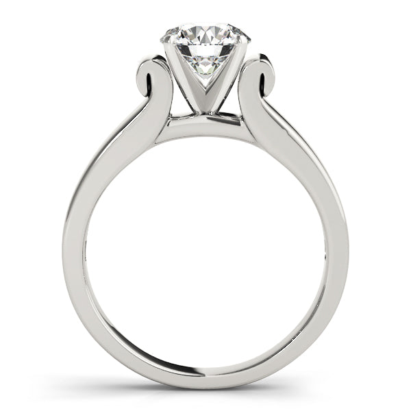 Cathedral Solitaire Engagement Ring