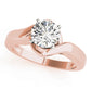 Solitaire Color Engagement Rings
