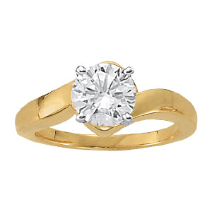 Solitaire Color Engagement Rings