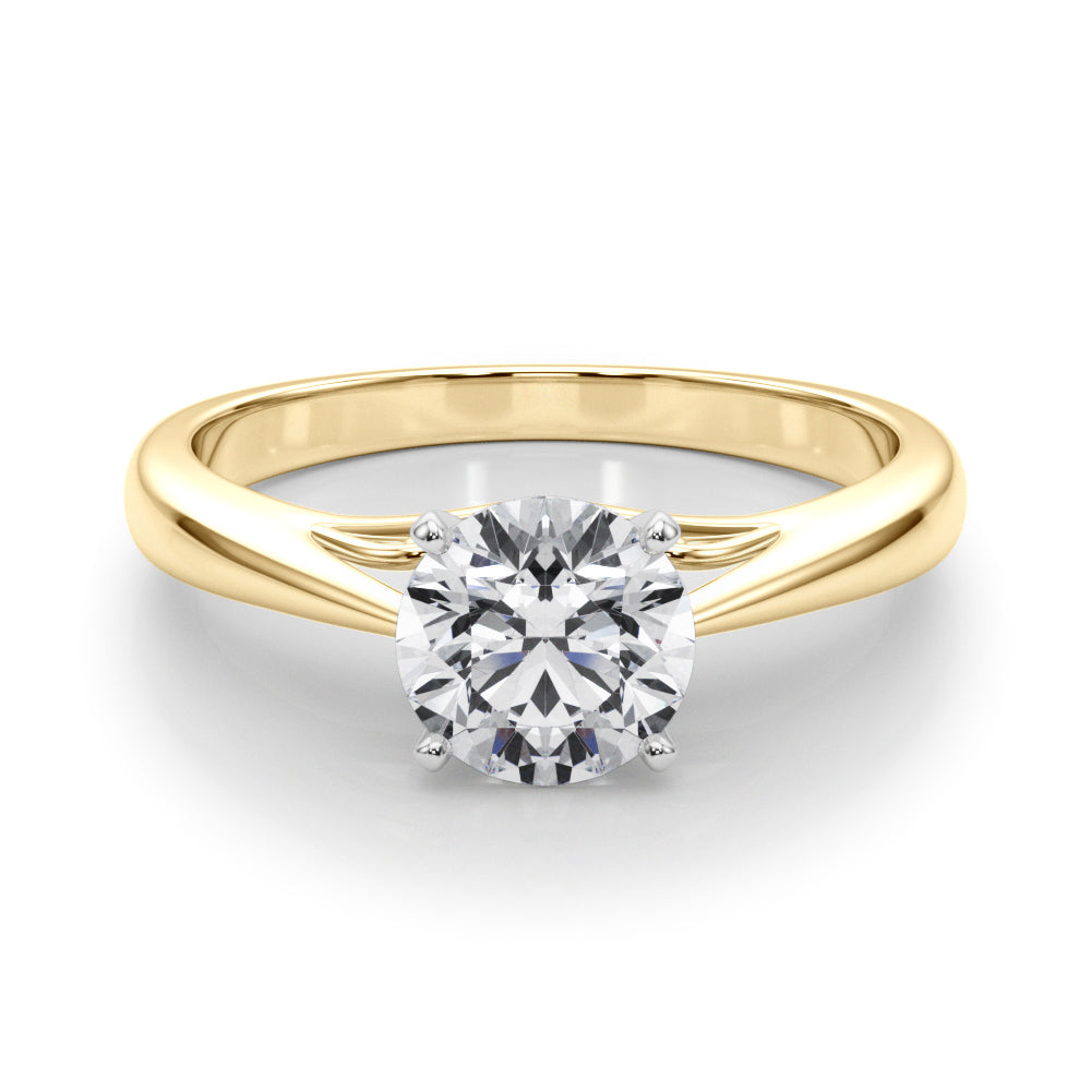 Solitaire Cathedral Engagement Ring