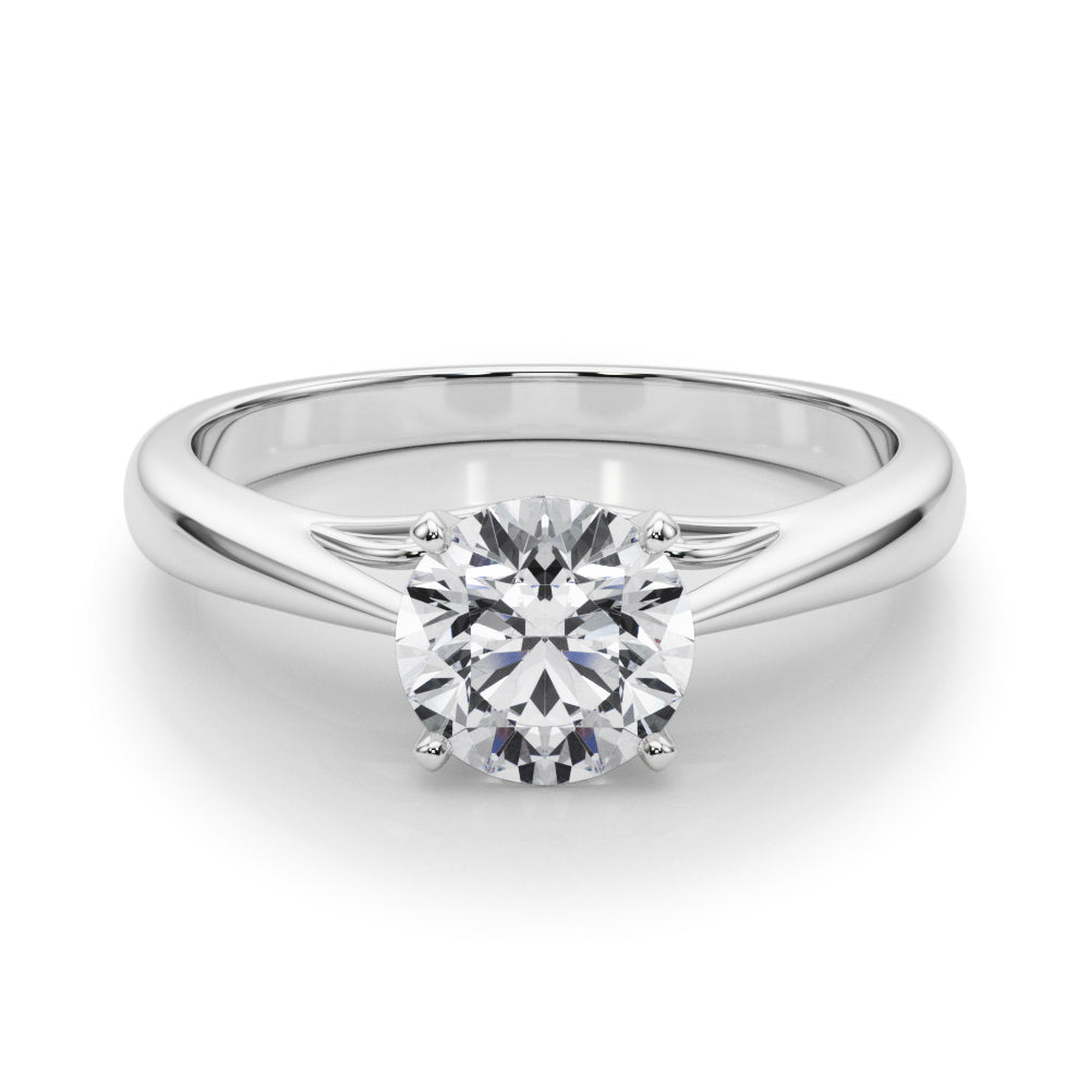 Solitaire Cathedral Engagement Ring