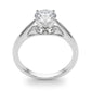 Solitaire Cathedral Engagement Ring