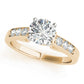 Single Row Prong In Channel Engagement Ring
