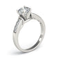 Single Row Prong In Channel Engagement Ring