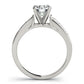 Single Row Prong In Channel Engagement Ring