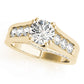 Channel Set Single Row Engagement Ring