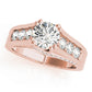 Channel Set Single Row Engagement Ring