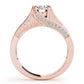 Channel Set Single Row Engagement Ring