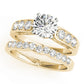 Single Row Channel Set Engagement Rings