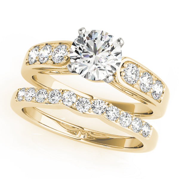 Single Row Channel Set Engagement Rings