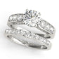 Single Row Channel Set Engagement Rings