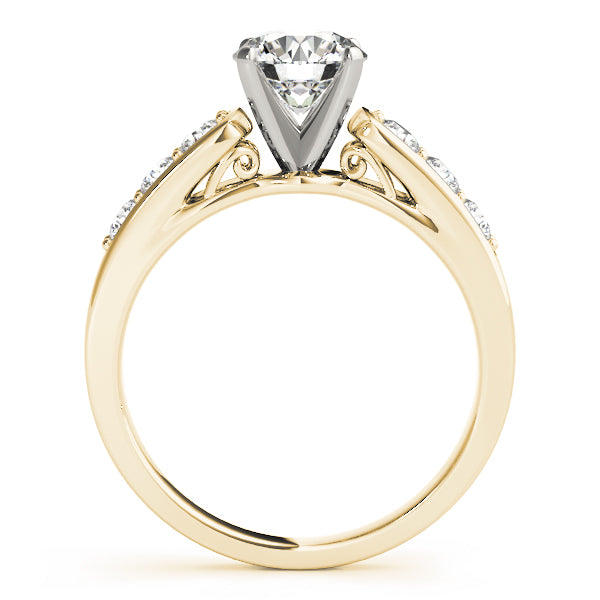 Single Row Channel Set Engagement Rings