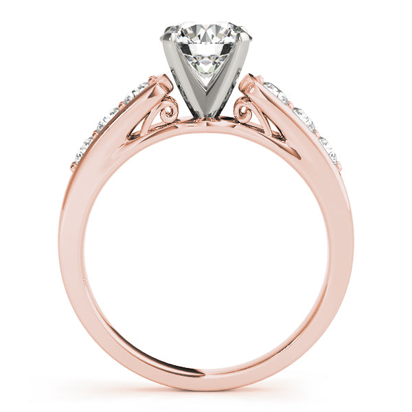 Single Row Channel Set Engagement Rings