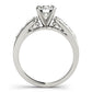 Single Row Channel Set Engagement Rings