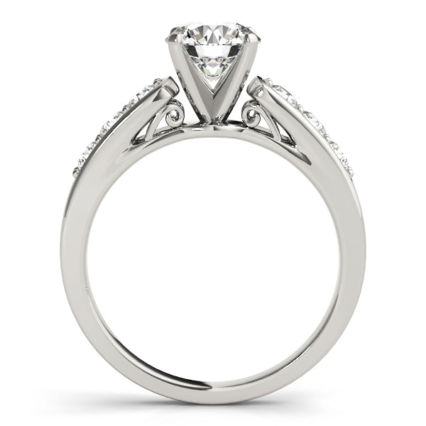 Single Row Channel Set Engagement Rings