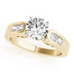 Channel Set Single Row Engagement Ring