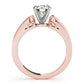 Channel Set Single Row Engagement Ring