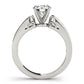 Channel Set Single Row Engagement Ring