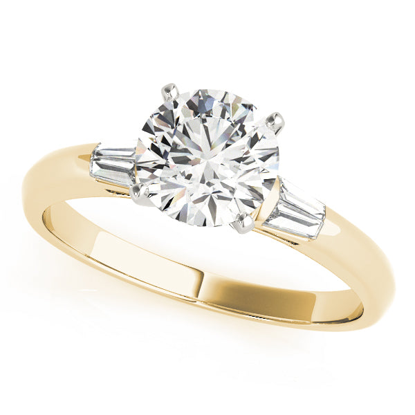 3-Stone Fancy Shape Baguette Engagement Ring