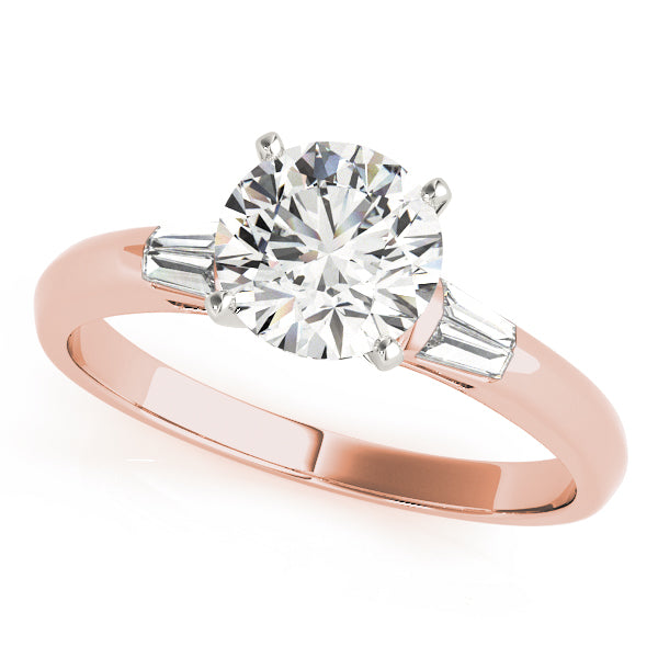3-Stone Fancy Shape Baguette Engagement Ring
