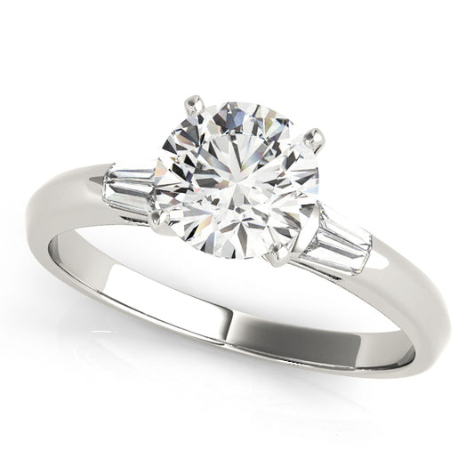 3-Stone Fancy Shape Baguette Engagement Ring