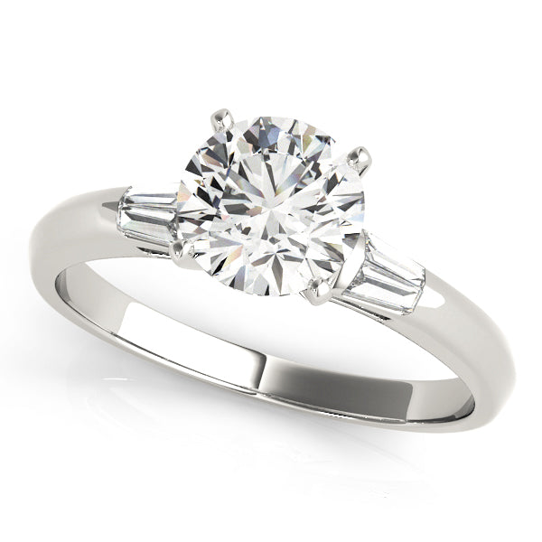 3-Stone Fancy Shape Baguette Engagement Ring
