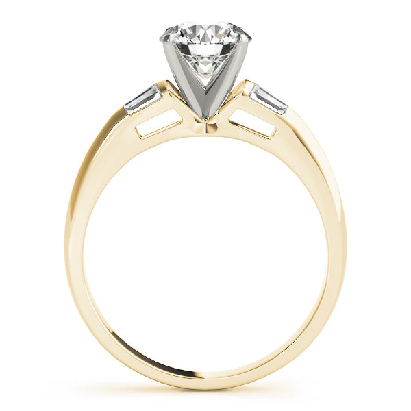 3-Stone Fancy Shape Baguette Engagement Ring