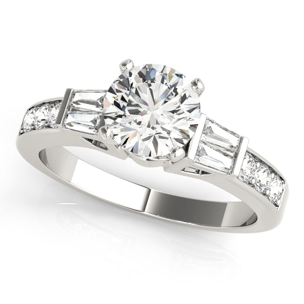 Fancy Shape Baguette Engagement Rings