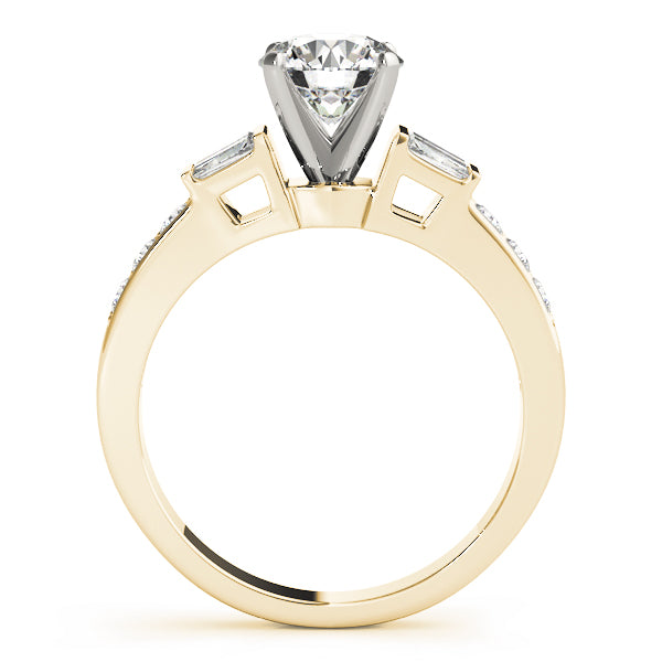 Fancy Shape Baguette Engagement Rings
