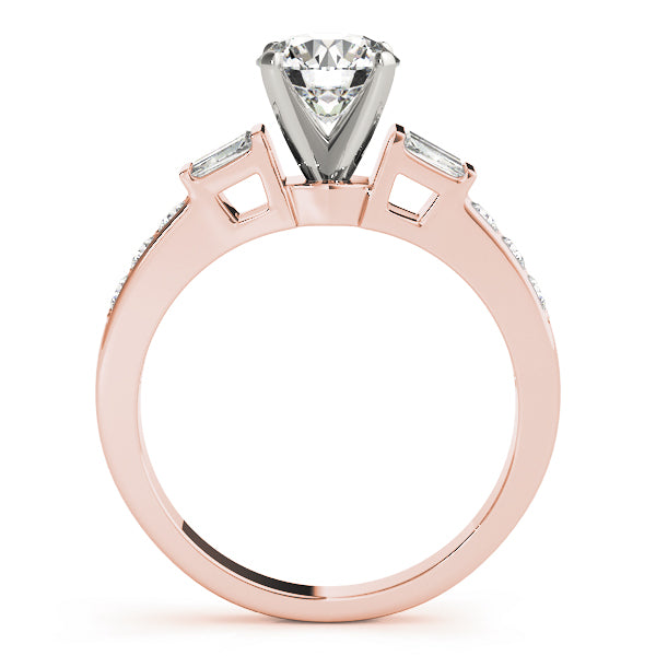 Fancy Shape Baguette Engagement Rings