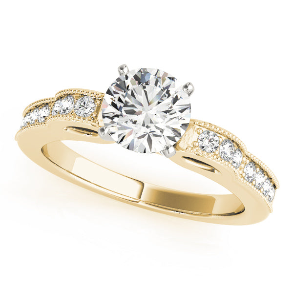 ENGAGEMENT RINGS SINGLE ROW PRONG