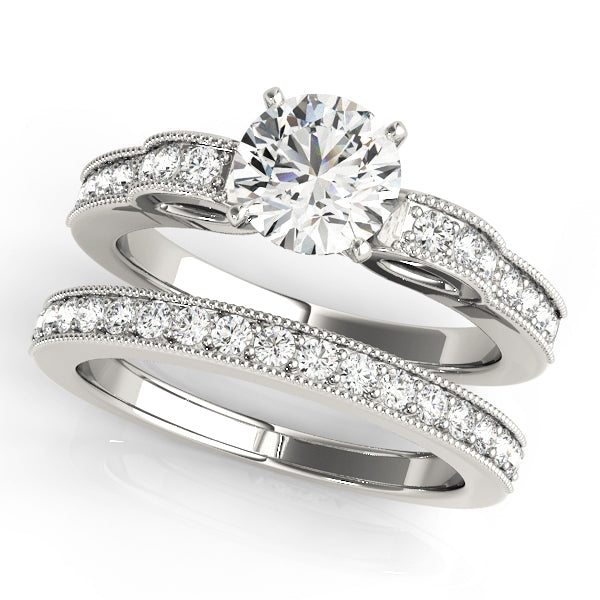 ENGAGEMENT RINGS SINGLE ROW PRONG