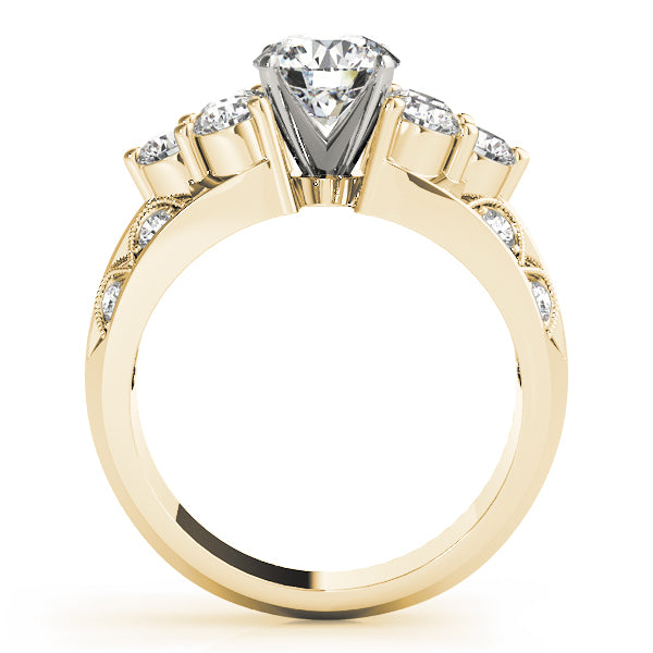ENGAGEMENT RINGS CLUSTER SIDES