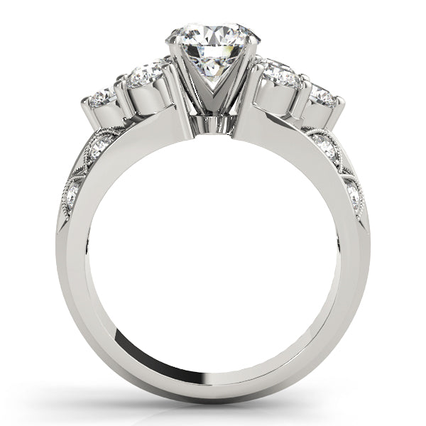 ENGAGEMENT RINGS CLUSTER SIDES