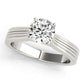 Solitaire Cathedral Engagement Ring