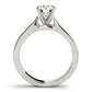 Solitaire Cathedral Engagement Ring