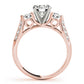 ENGAGEMENT RINGS 3 STONE ROUND