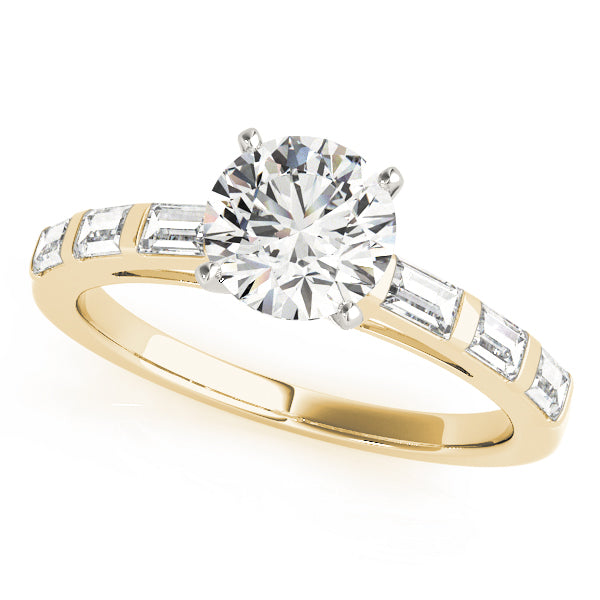 Fancy Shape Baguette Stackable Engagement Ring