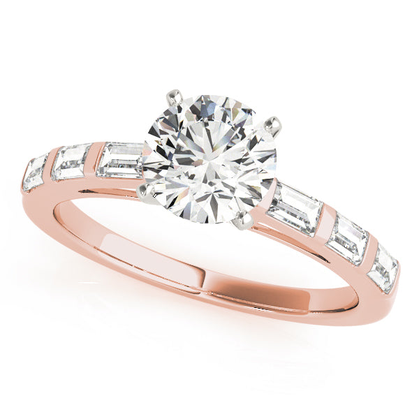 Fancy Shape Baguette Stackable Engagement Ring