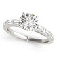Fancy Shape Baguette Stackable Engagement Ring