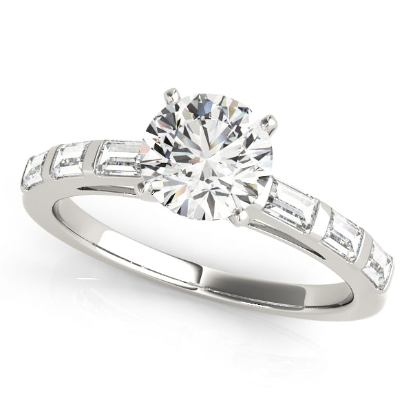 Fancy Shape Baguette Stackable Engagement Ring