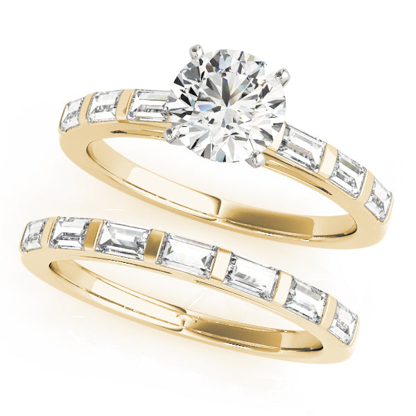 Fancy Shape Baguette Stackable Engagement Ring