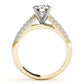 Multirow Pavé Engagement Rings