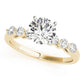 Single Row Shared Prong Engagement Rings