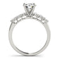 Single Row Shared Prong Engagement Rings