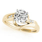Bypass Swirl Engagement Rings