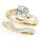 Bypass Swirl Engagement Rings