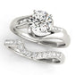Bypass Swirl Engagement Rings