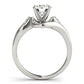 Bypass Swirl Engagement Rings