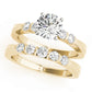 Single Row Prong Set Engagement Rings